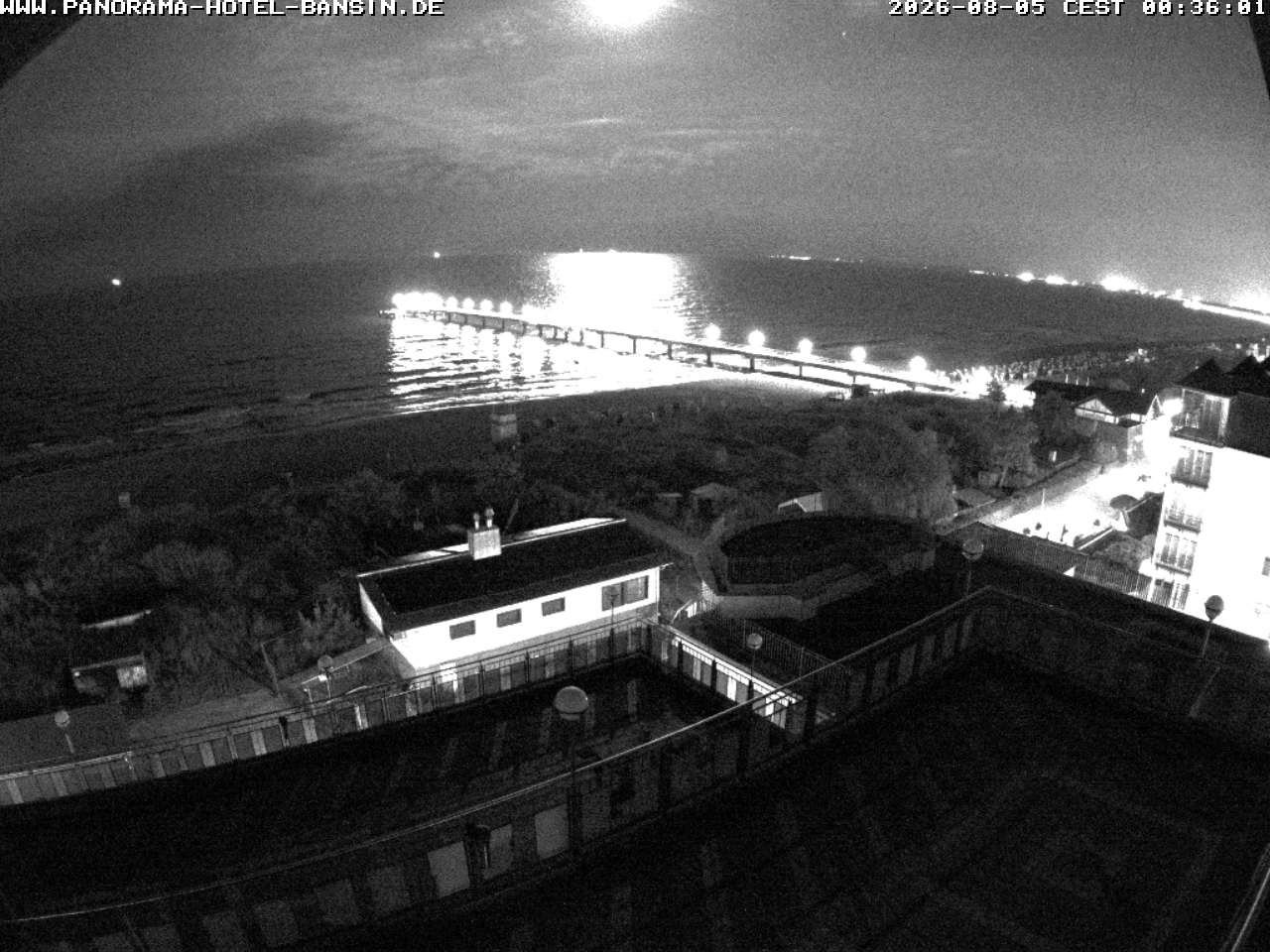 Archiv Foto Webcam Usedom: Ostseeblick an der Seebrücke Bansin