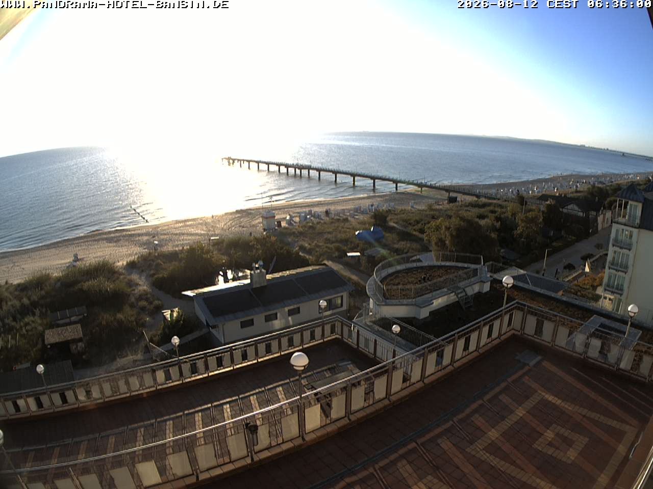 Archiv Foto Webcam Usedom: Ostseeblick an der Seebrücke Bansin