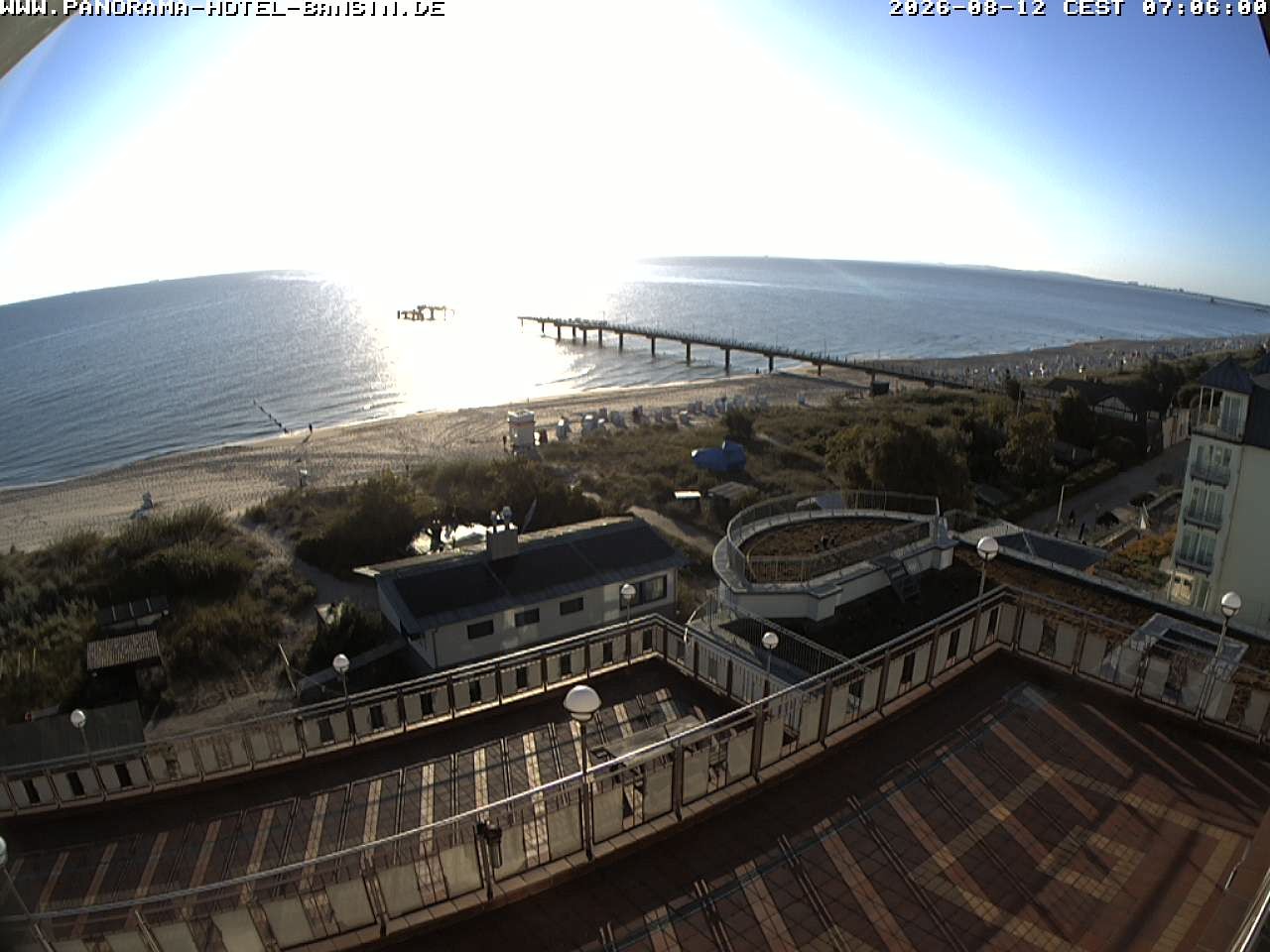 Archiv Foto Webcam Usedom: Ostseeblick an der Seebrücke Bansin
