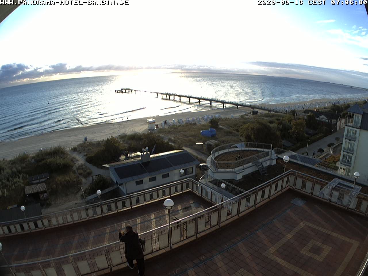 Archiv Foto Webcam Usedom: Ostseeblick an der Seebrücke Bansin