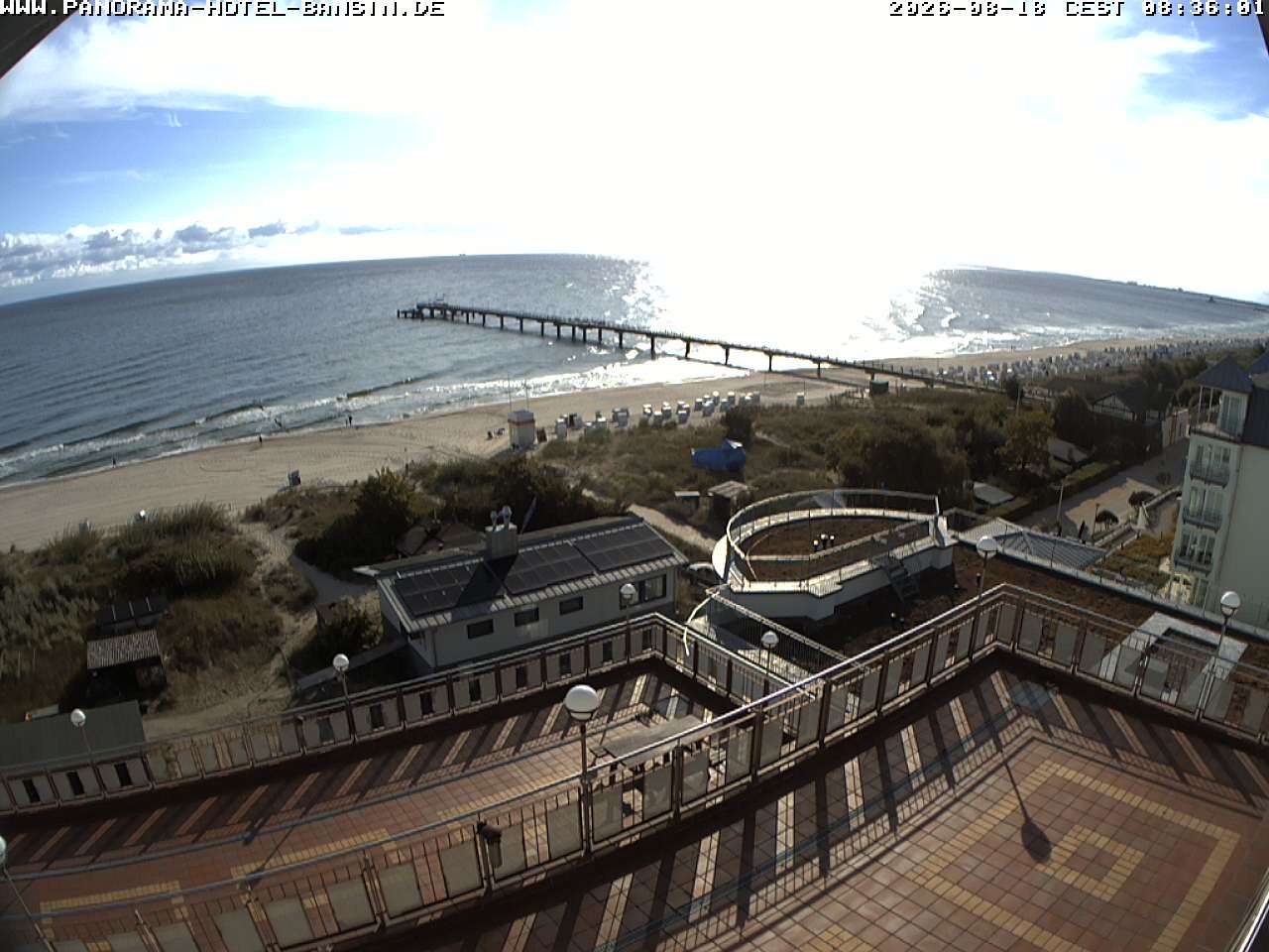 Archiv Foto Webcam Usedom: Ostseeblick an der Seebrücke Bansin