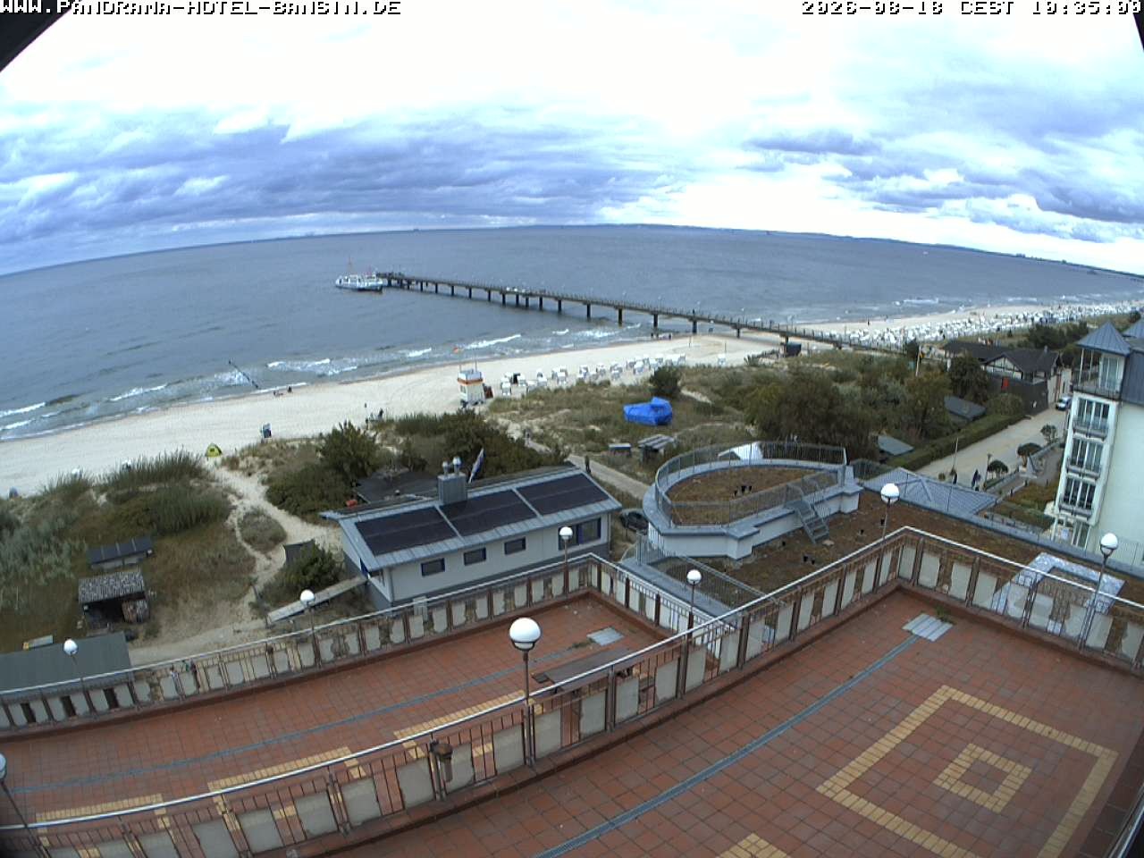 Archiv Foto Webcam Usedom: Ostseeblick an der Seebrücke Bansin