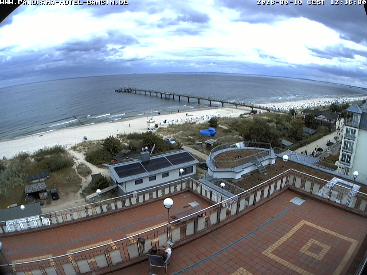Archiv Foto Webcam Usedom: Ostseeblick an der Seebrücke Bansin