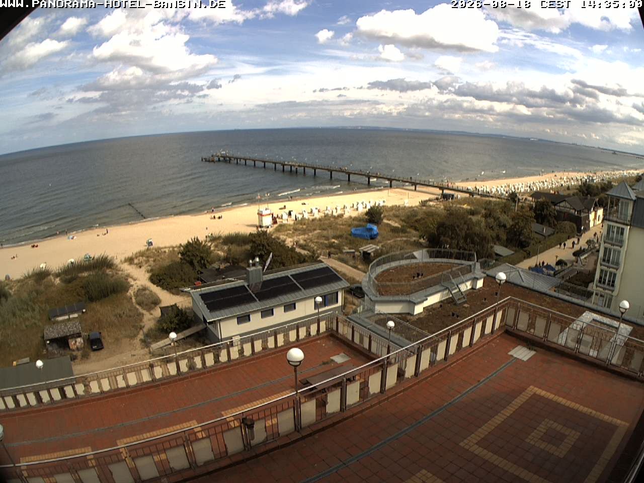 Archiv Foto Webcam Usedom: Ostseeblick an der Seebrücke Bansin