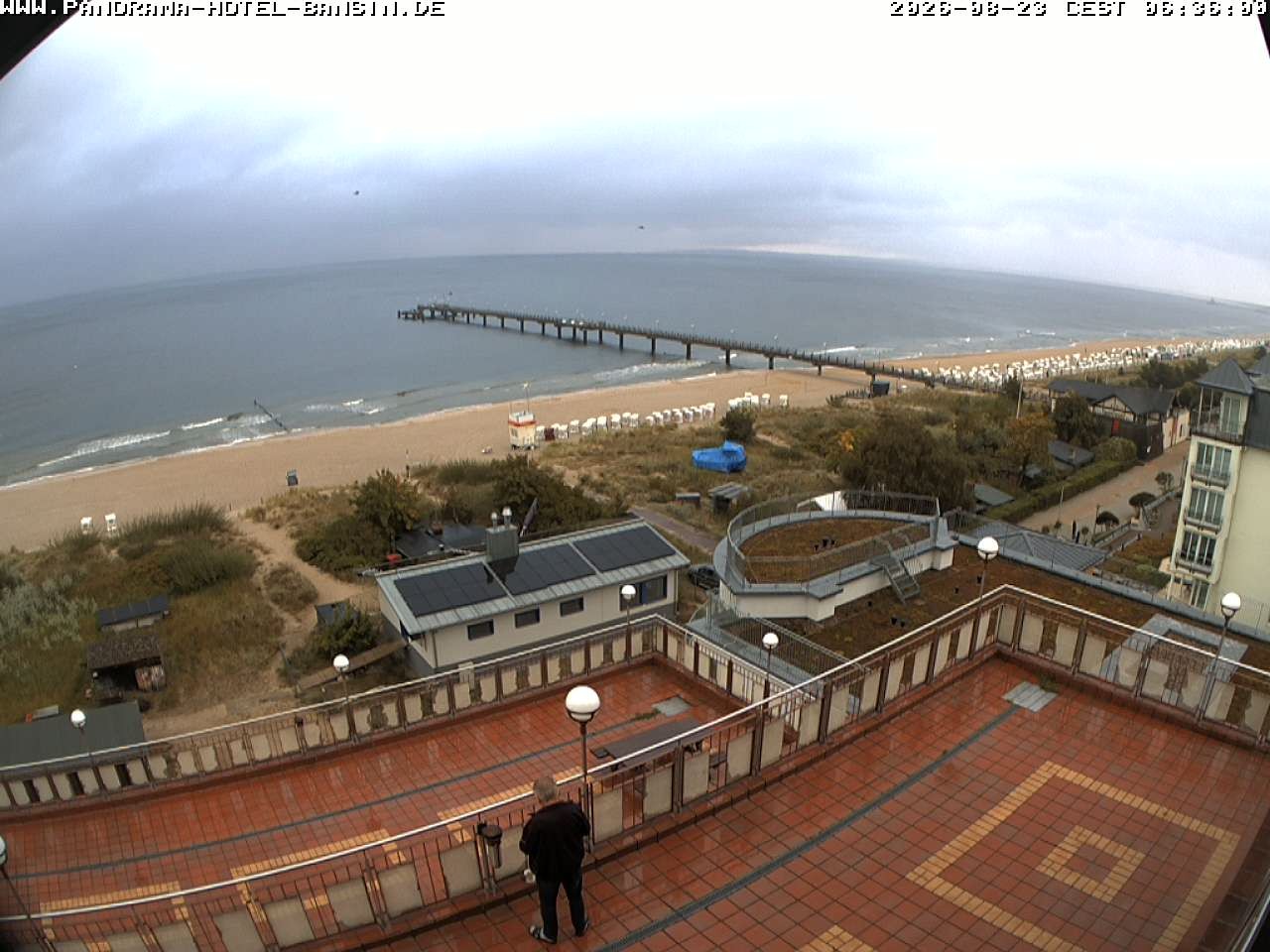 Archiv Foto Webcam Usedom: Ostseeblick an der Seebrücke Bansin