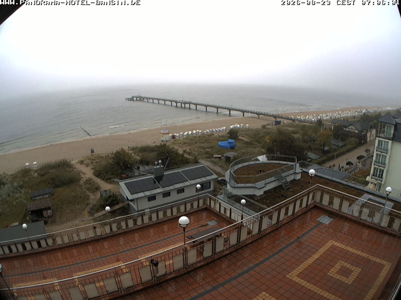 Archiv Foto Webcam Usedom: Ostseeblick an der Seebrücke Bansin