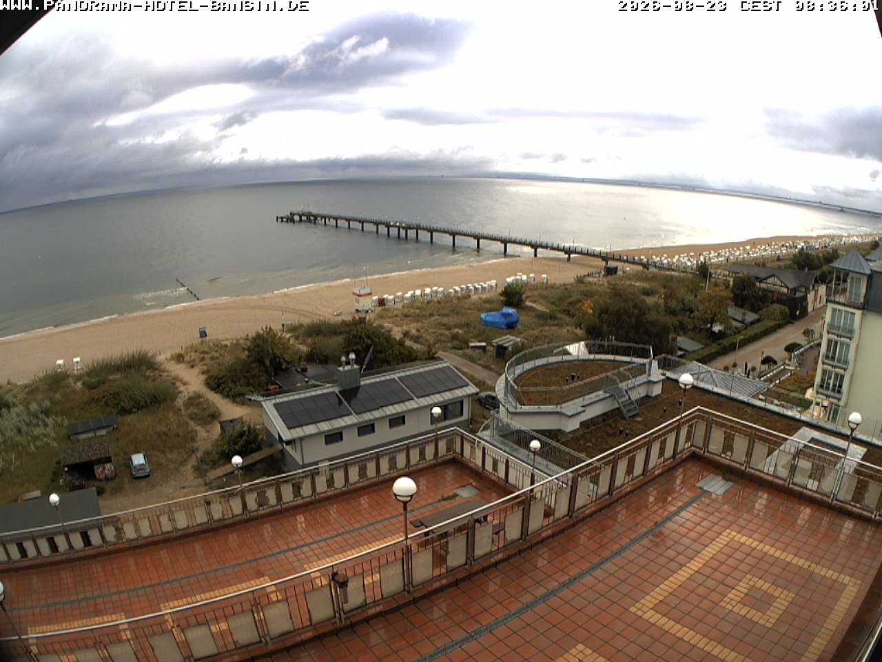 Archiv Foto Webcam Usedom: Ostseeblick an der Seebrücke Bansin