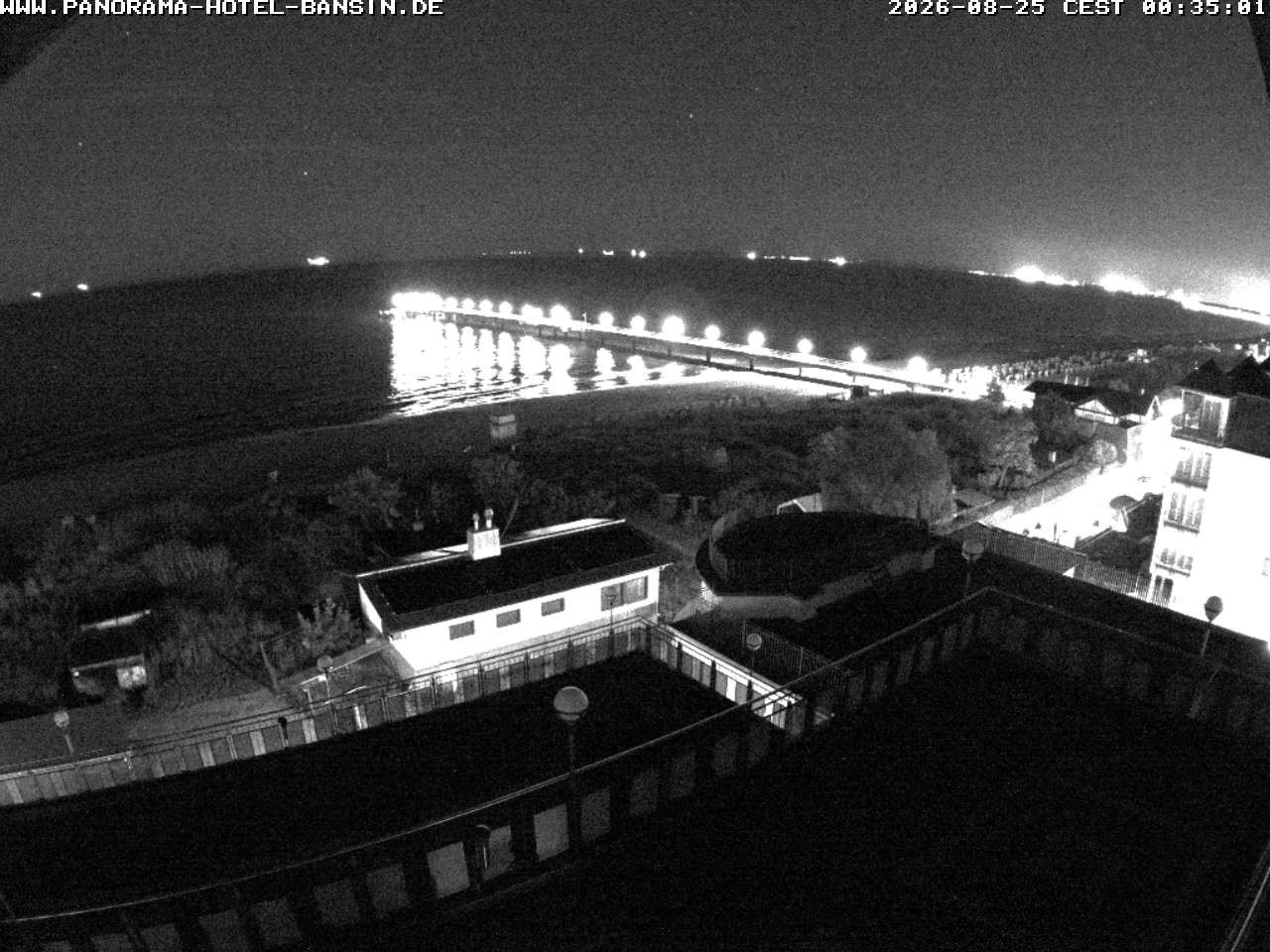 Archived image Webcam Pier Bansin at Baltic Sea - Island of Usedom