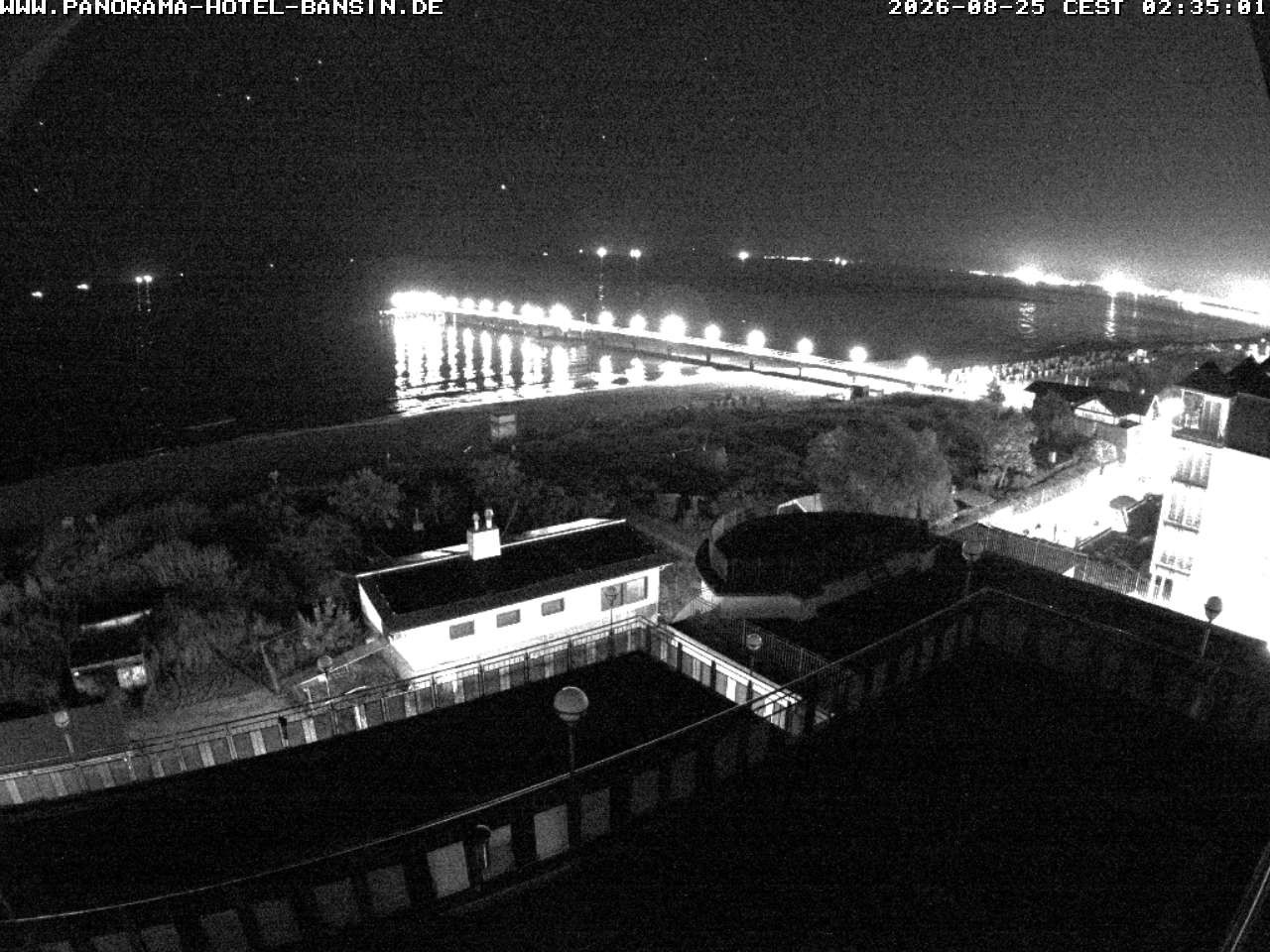 Archived image Webcam Pier Bansin at Baltic Sea - Island of Usedom