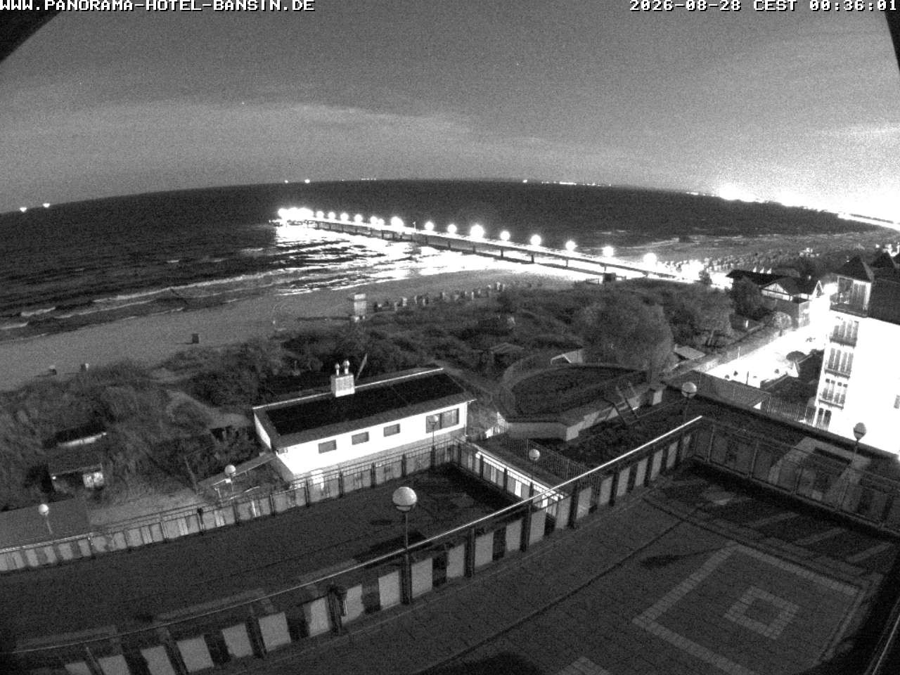 Archived image Webcam Pier Bansin at Baltic Sea - Island of Usedom