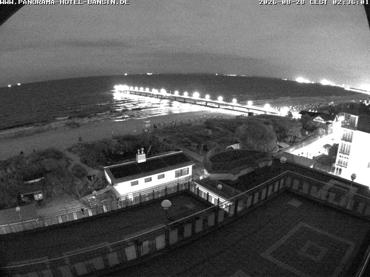 Archived image Webcam Pier Bansin at Baltic Sea - Island of Usedom