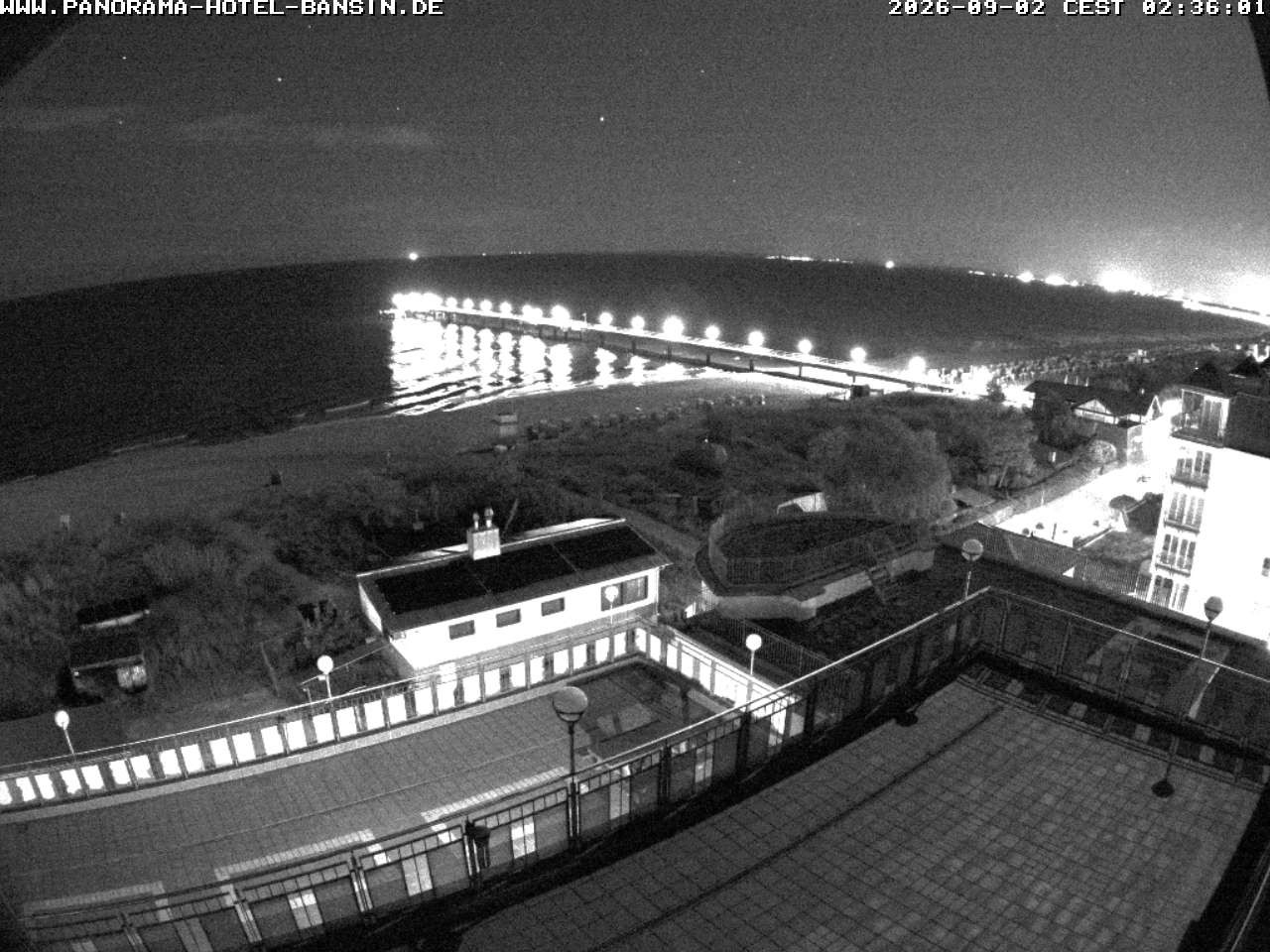 Archiv Foto Webcam Usedom: Ostseeblick an der Seebrücke Bansin