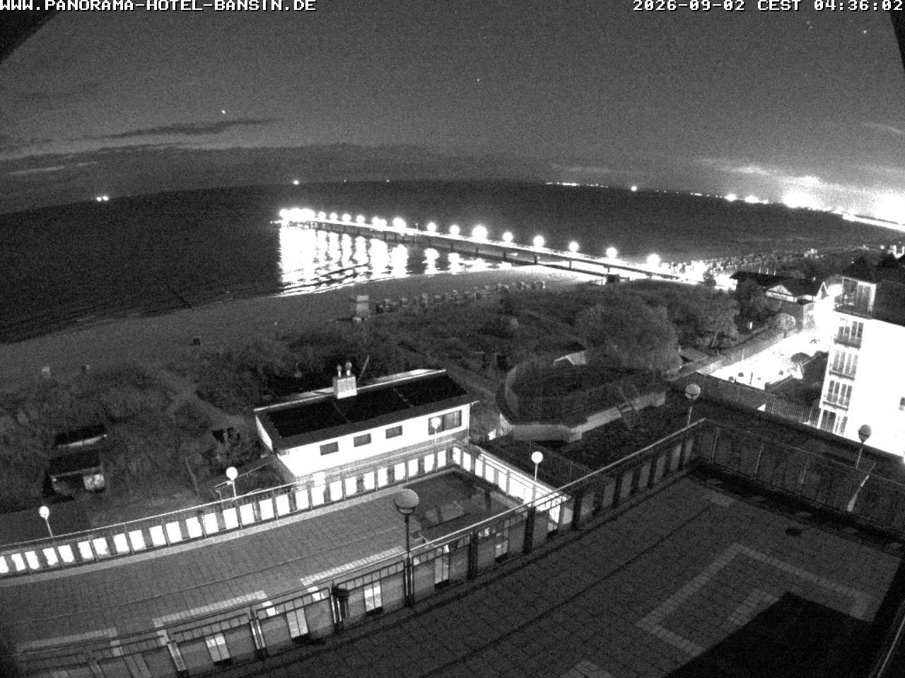 Archiv Foto Webcam Usedom: Ostseeblick an der Seebrücke Bansin