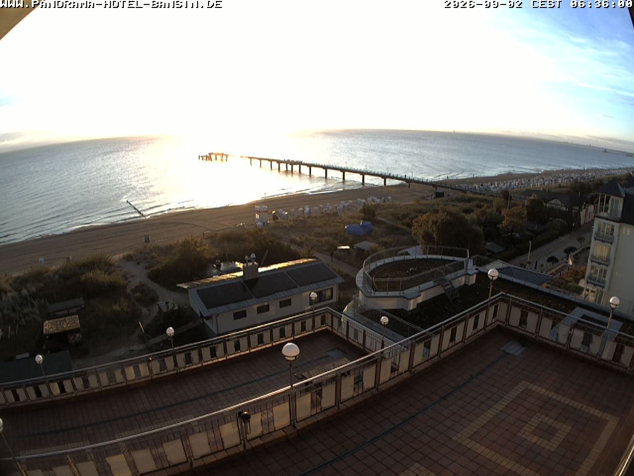Archiv Foto Webcam Usedom: Ostseeblick an der Seebrücke Bansin