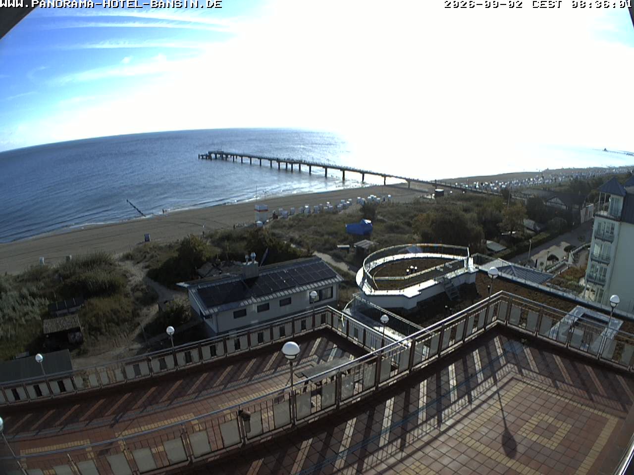 Archiv Foto Webcam Usedom: Ostseeblick an der Seebrücke Bansin