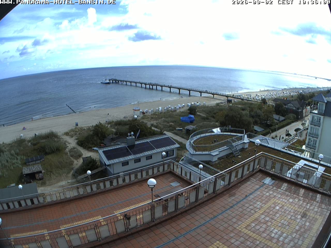 Archiv Foto Webcam Usedom: Ostseeblick an der Seebrücke Bansin