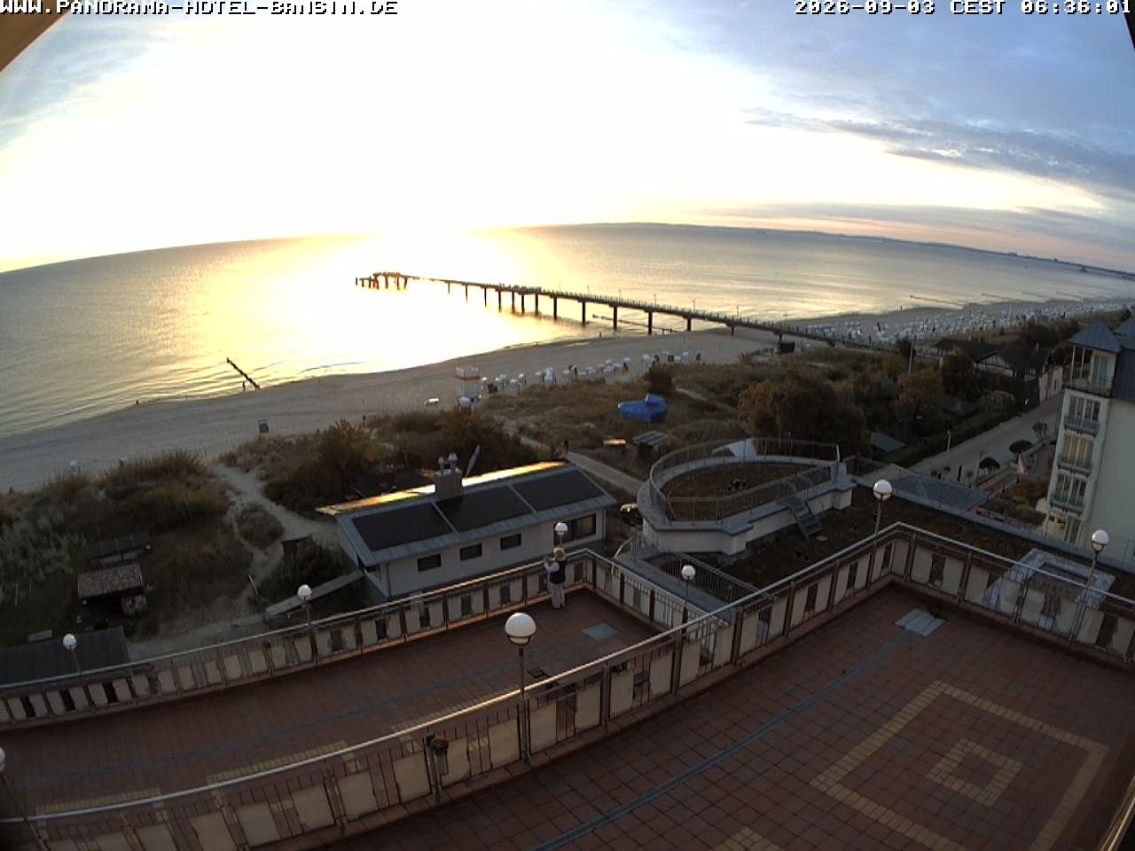 Archived image Webcam Pier Bansin at Baltic Sea - Island of Usedom
