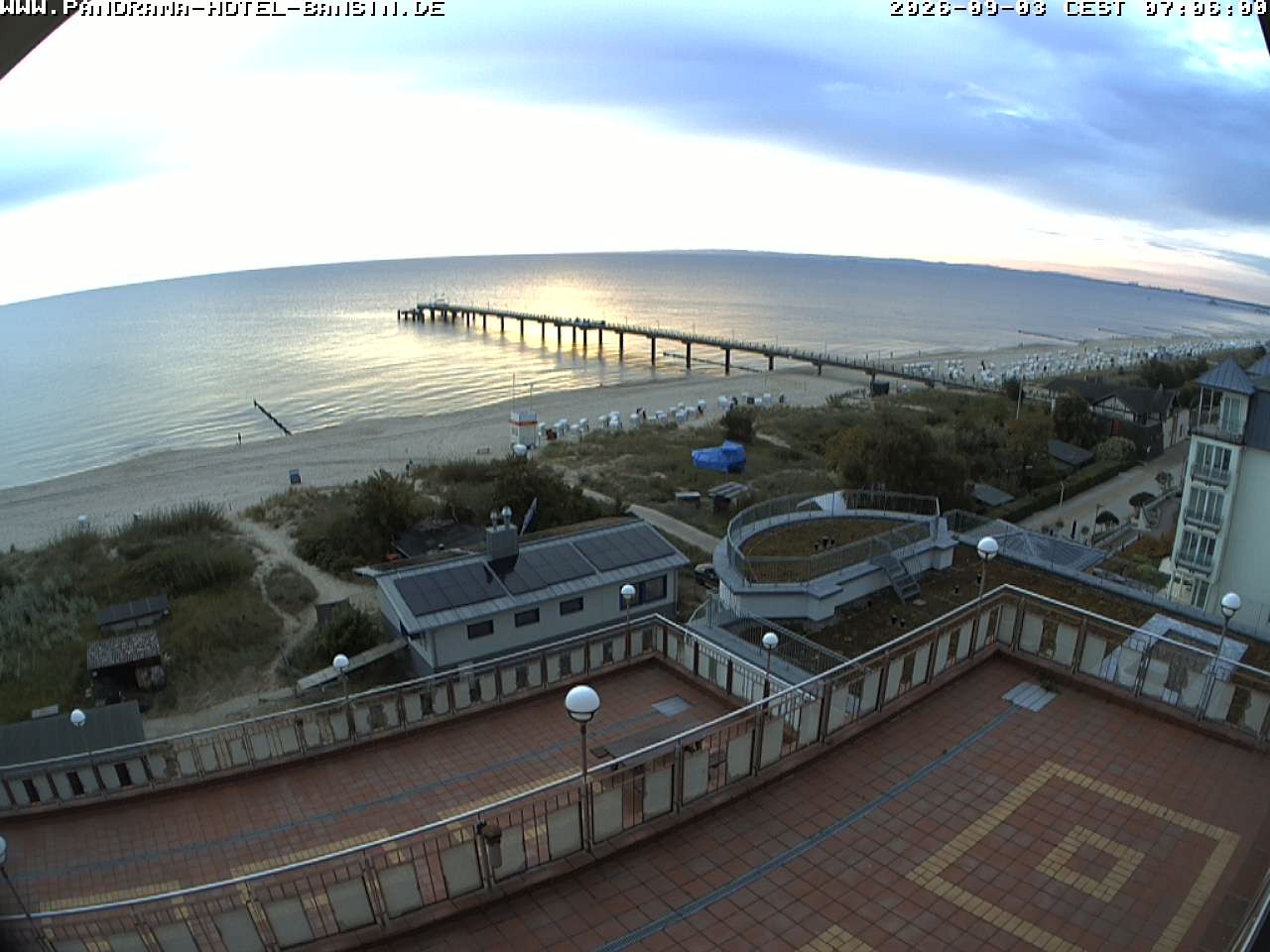 Archived image Webcam Pier Bansin at Baltic Sea - Island of Usedom