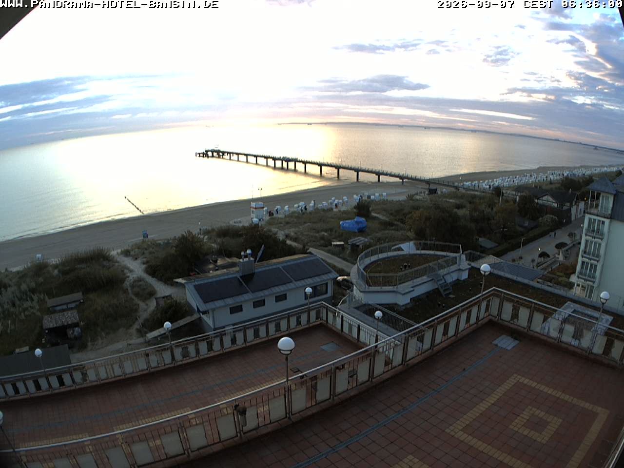 Archiv Foto Webcam Usedom: Ostseeblick an der Seebrücke Bansin