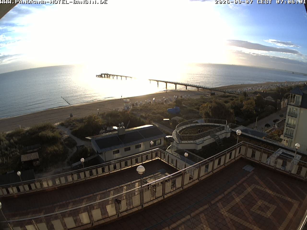 Archiv Foto Webcam Usedom: Ostseeblick an der Seebrücke Bansin