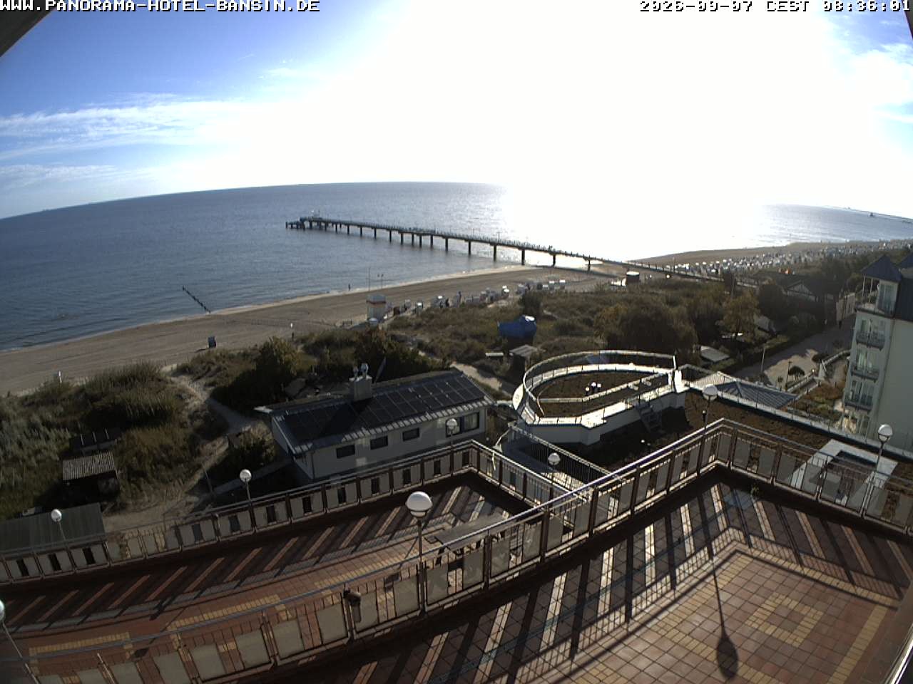 Archiv Foto Webcam Usedom: Ostseeblick an der Seebrücke Bansin