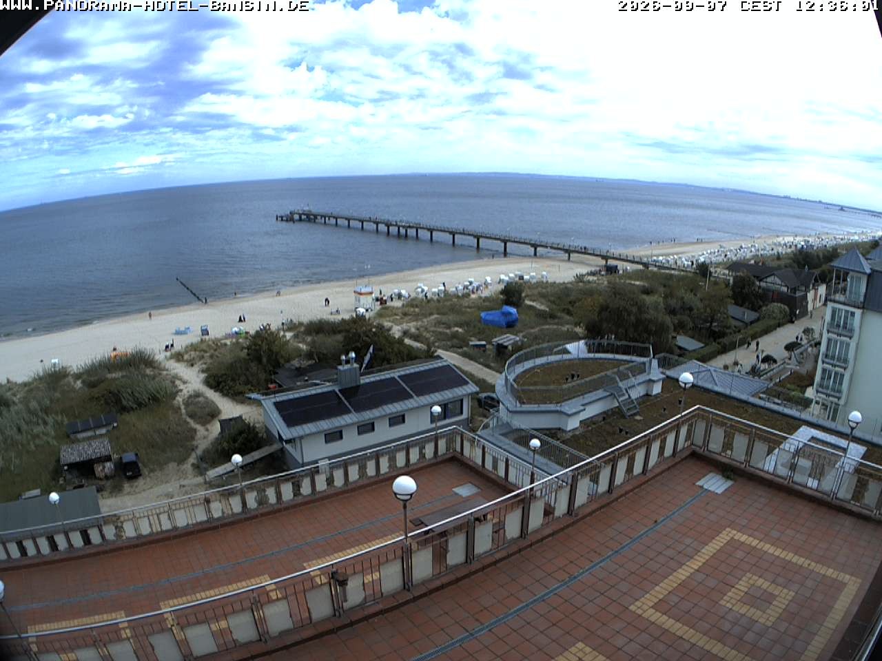 Archiv Foto Webcam Usedom: Ostseeblick an der Seebrücke Bansin