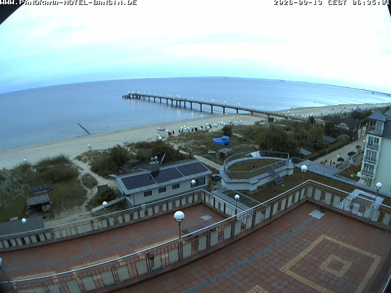 Archiv Foto Webcam Usedom: Ostseeblick an der Seebrücke Bansin