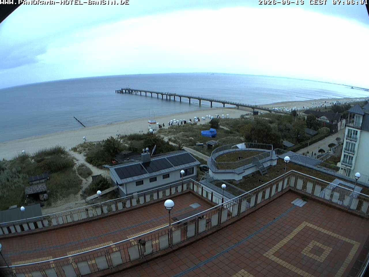 Archiv Foto Webcam Usedom: Ostseeblick an der Seebrücke Bansin