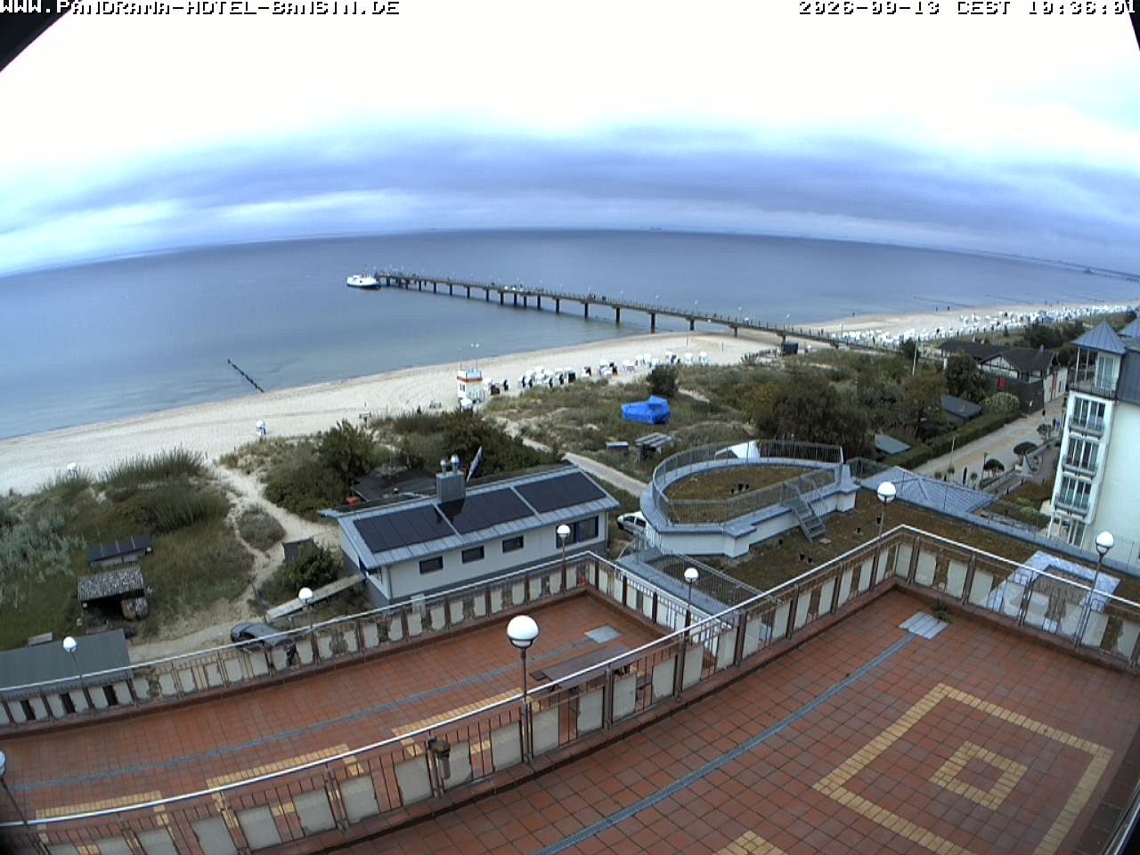 Archiv Foto Webcam Usedom: Ostseeblick an der Seebrücke Bansin