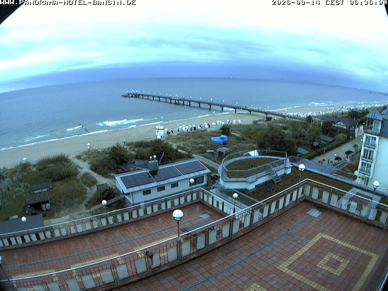 Archiv Foto Webcam Usedom: Ostseeblick an der Seebrücke Bansin