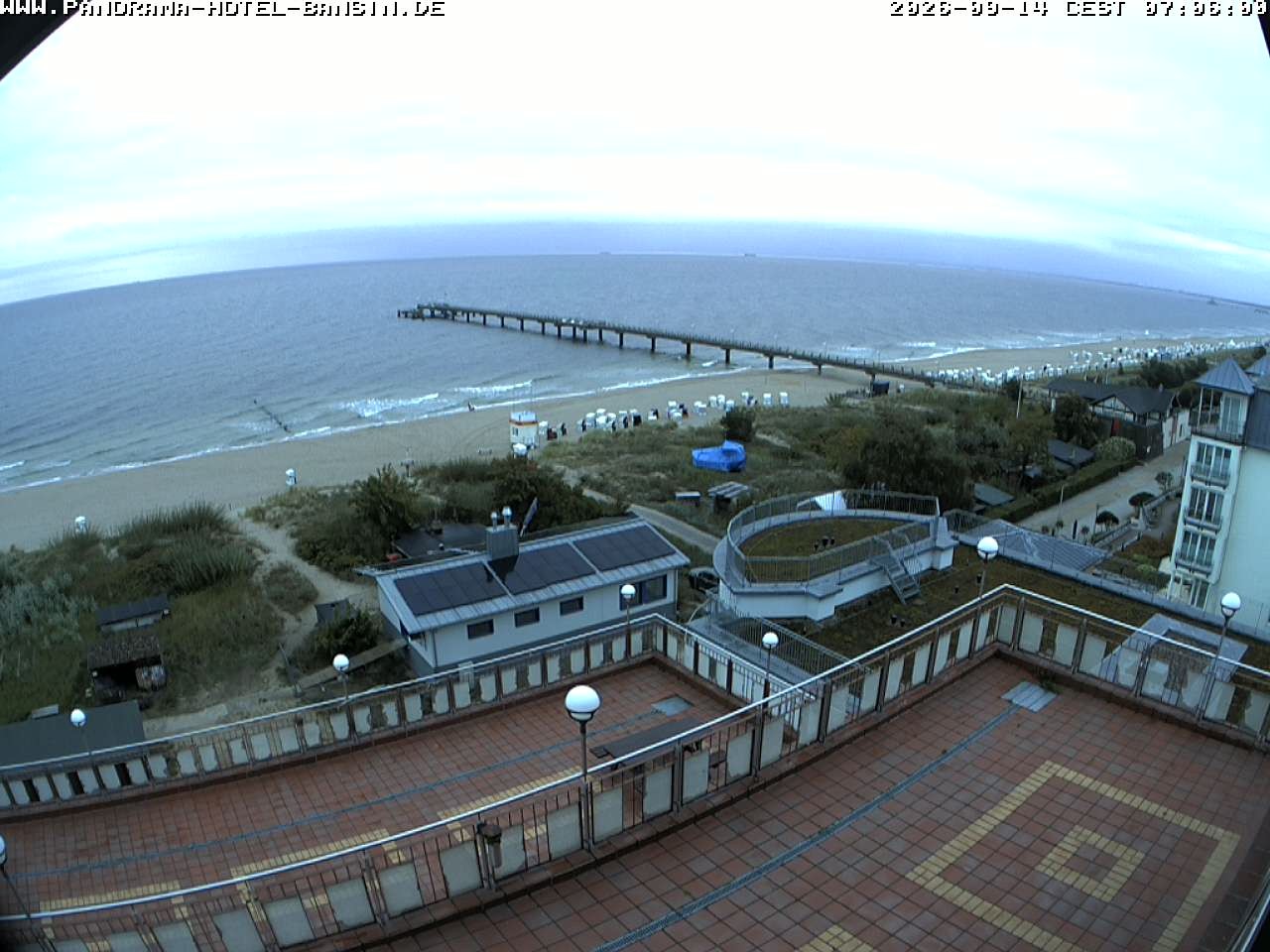 Archiv Foto Webcam Usedom: Ostseeblick an der Seebrücke Bansin