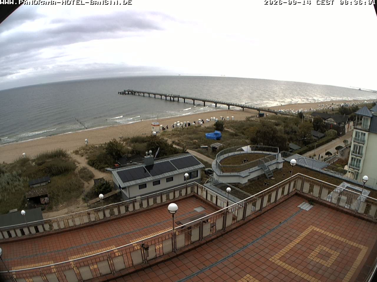 Archiv Foto Webcam Usedom: Ostseeblick an der Seebrücke Bansin