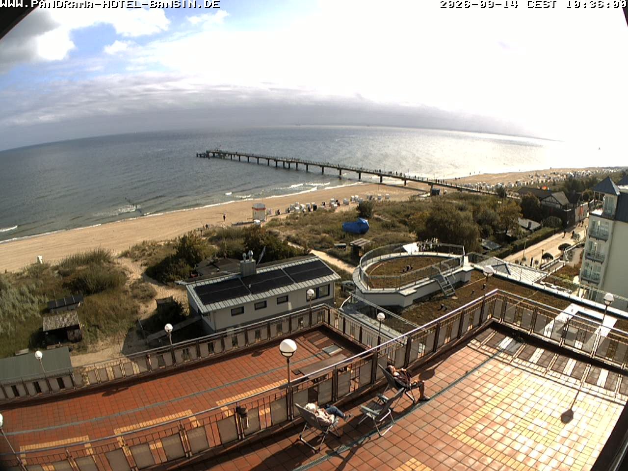 Archiv Foto Webcam Usedom: Ostseeblick an der Seebrücke Bansin