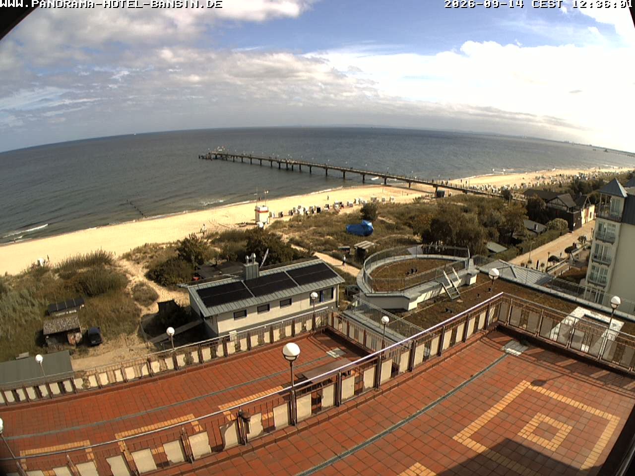 Archiv Foto Webcam Usedom: Ostseeblick an der Seebrücke Bansin