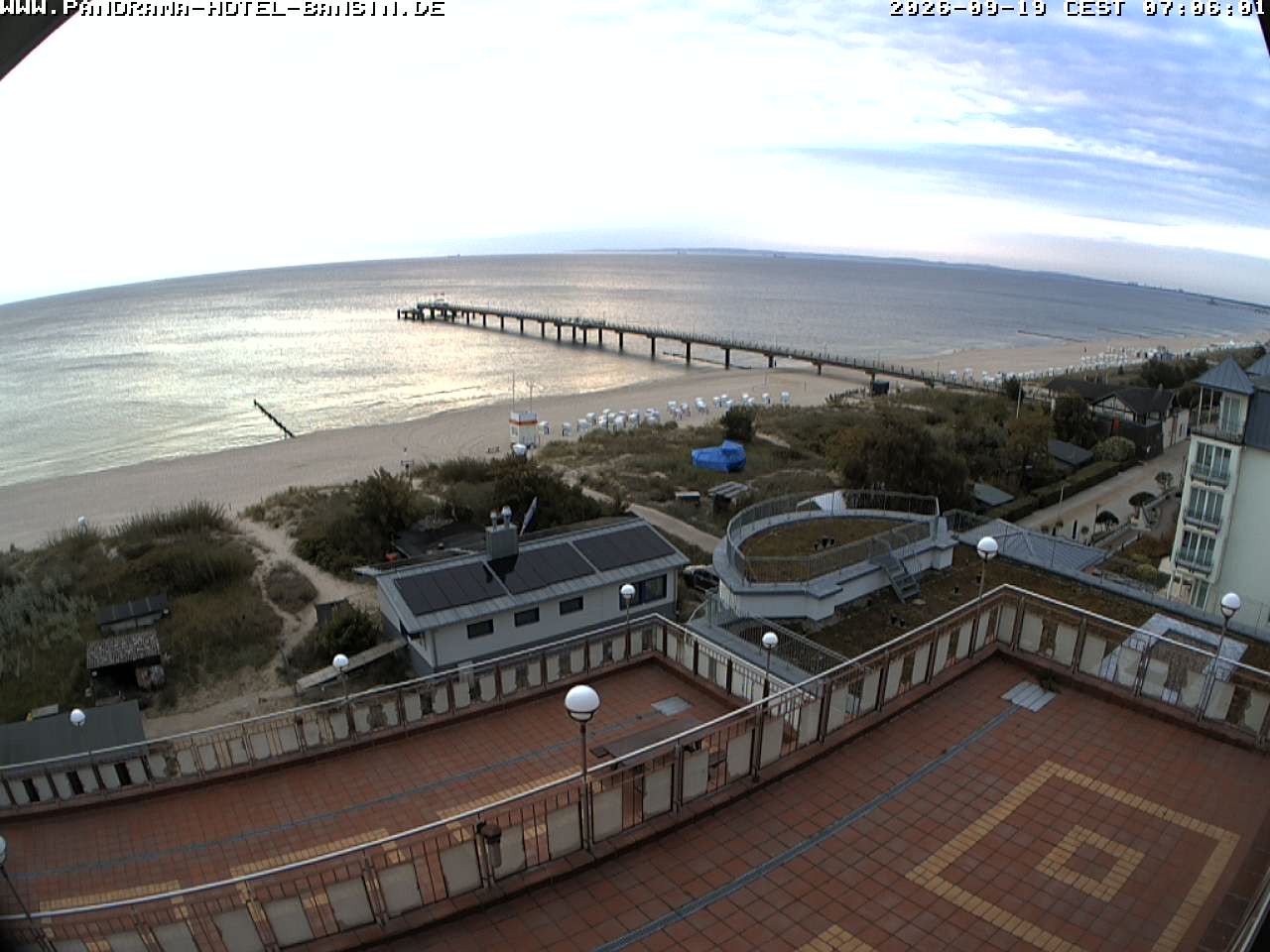 Archiv Foto Webcam Usedom: Ostseeblick an der Seebrücke Bansin