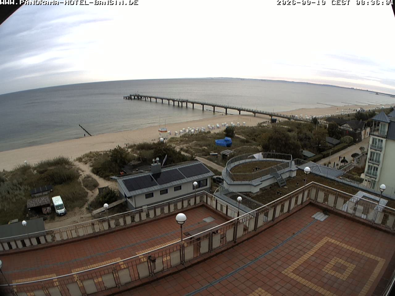 Archiv Foto Webcam Usedom: Ostseeblick an der Seebrücke Bansin