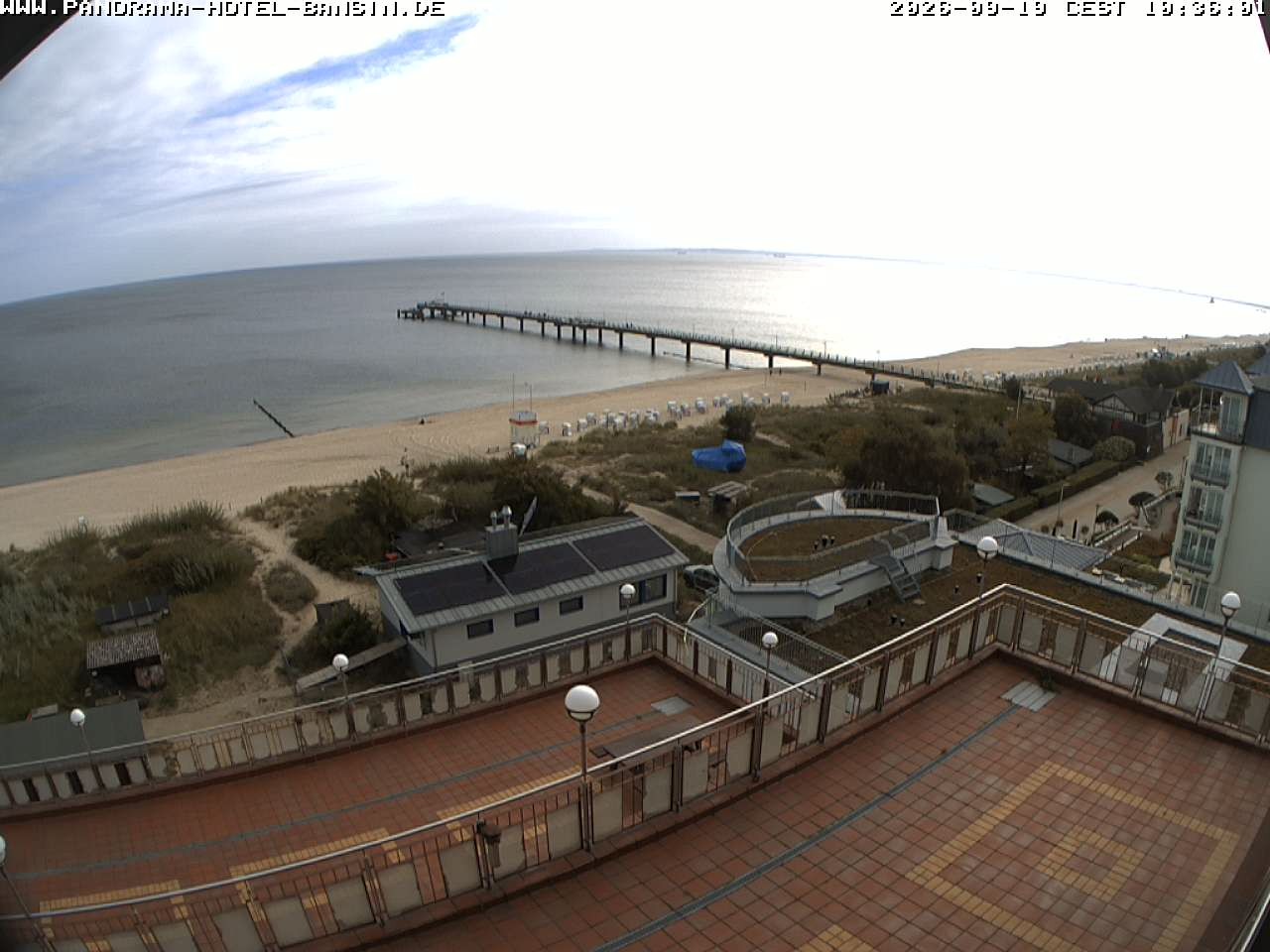 Archiv Foto Webcam Usedom: Ostseeblick an der Seebrücke Bansin