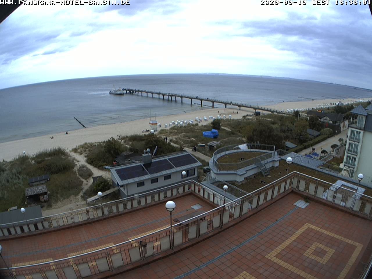 Archiv Foto Webcam Usedom: Ostseeblick an der Seebrücke Bansin