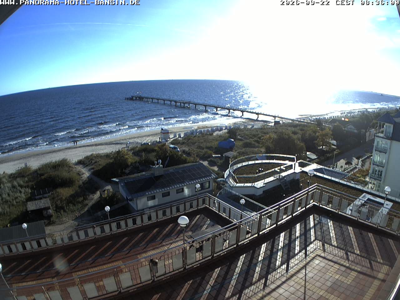 Archiv Foto Webcam Usedom: Ostseeblick an der Seebrücke Bansin