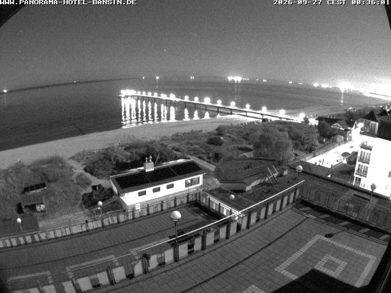 Archiv Foto Webcam Usedom: Ostseeblick an der Seebrücke Bansin