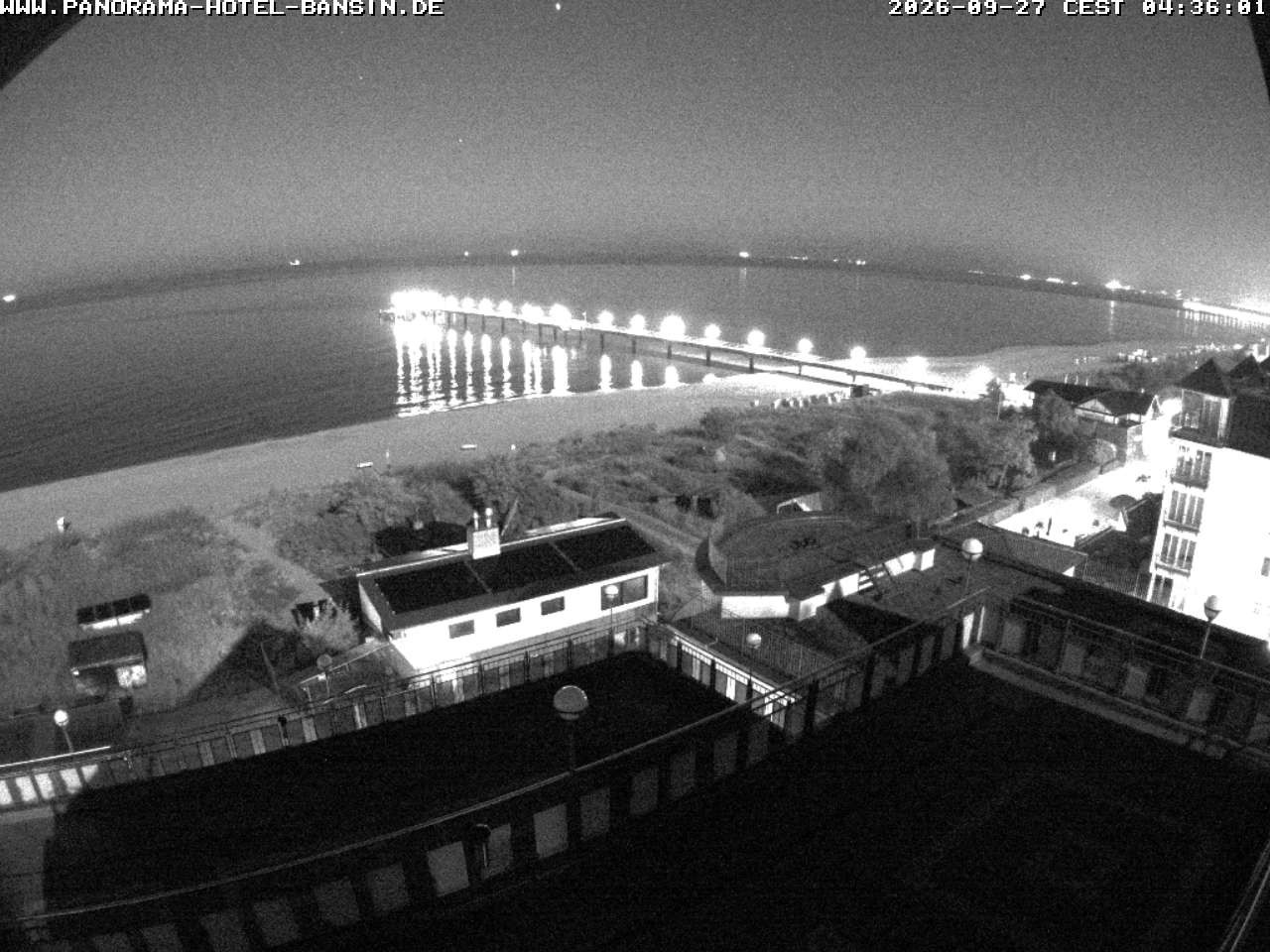 Archiv Foto Webcam Usedom: Ostseeblick an der Seebrücke Bansin