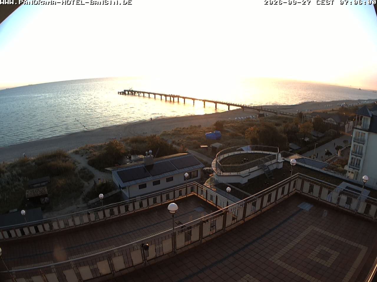 Archiv Foto Webcam Usedom: Ostseeblick an der Seebrücke Bansin