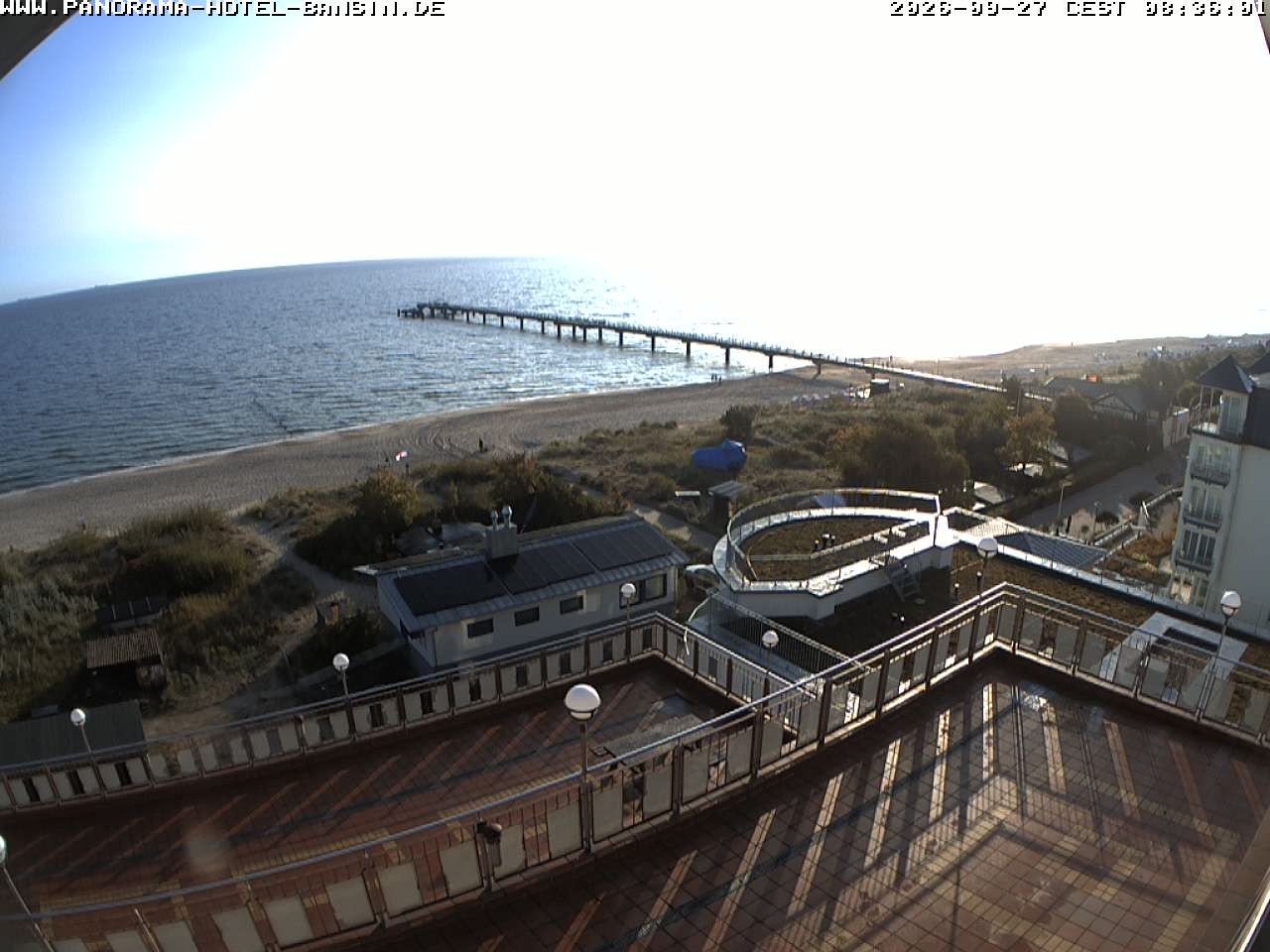 Archiv Foto Webcam Usedom: Ostseeblick an der Seebrücke Bansin