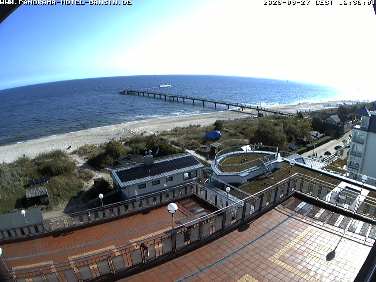 Archiv Foto Webcam Usedom: Ostseeblick an der Seebrücke Bansin