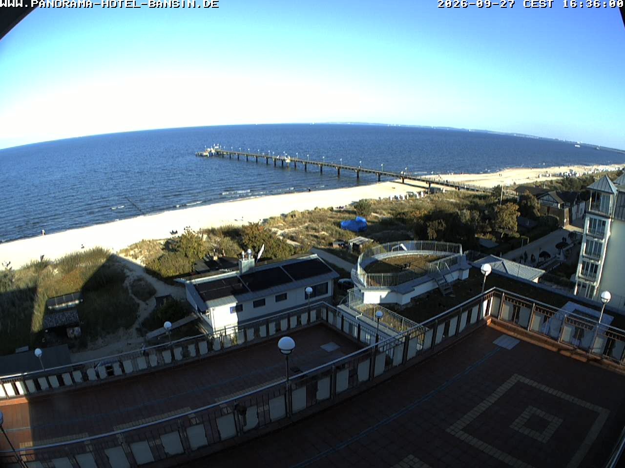 Archiv Foto Webcam Usedom: Ostseeblick an der Seebrücke Bansin