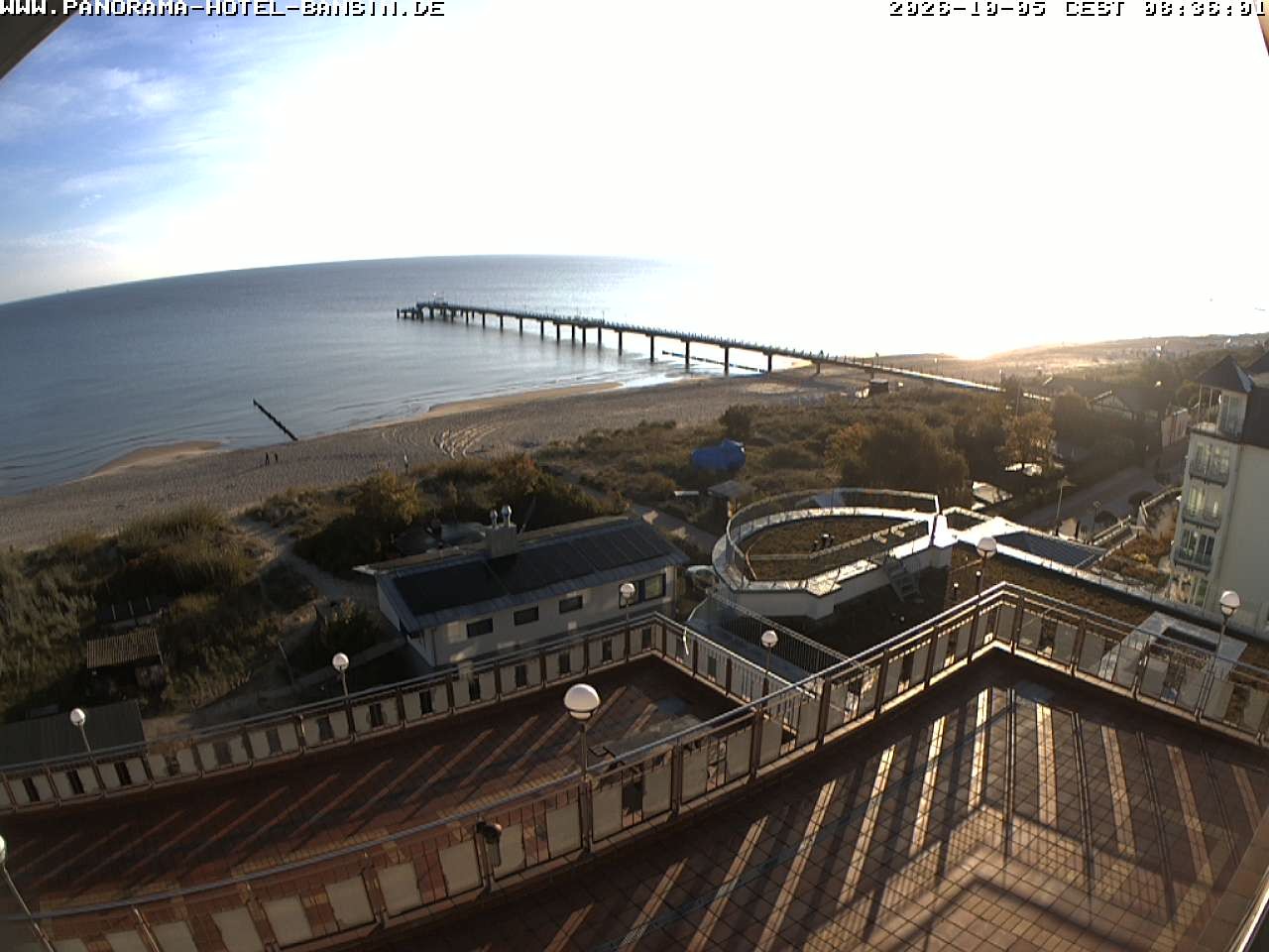 Archiv Foto Webcam Usedom: Ostseeblick an der Seebrücke Bansin