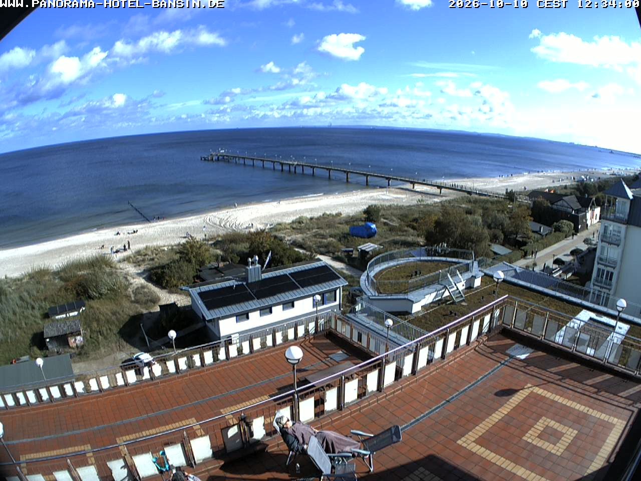 Archiv Foto Webcam Usedom: Ostseeblick an der Seebrücke Bansin