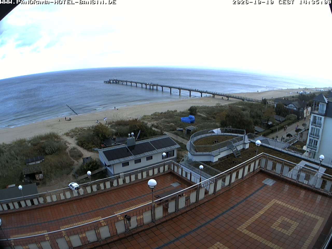 Archiv Foto Webcam Usedom: Ostseeblick an der Seebrücke Bansin