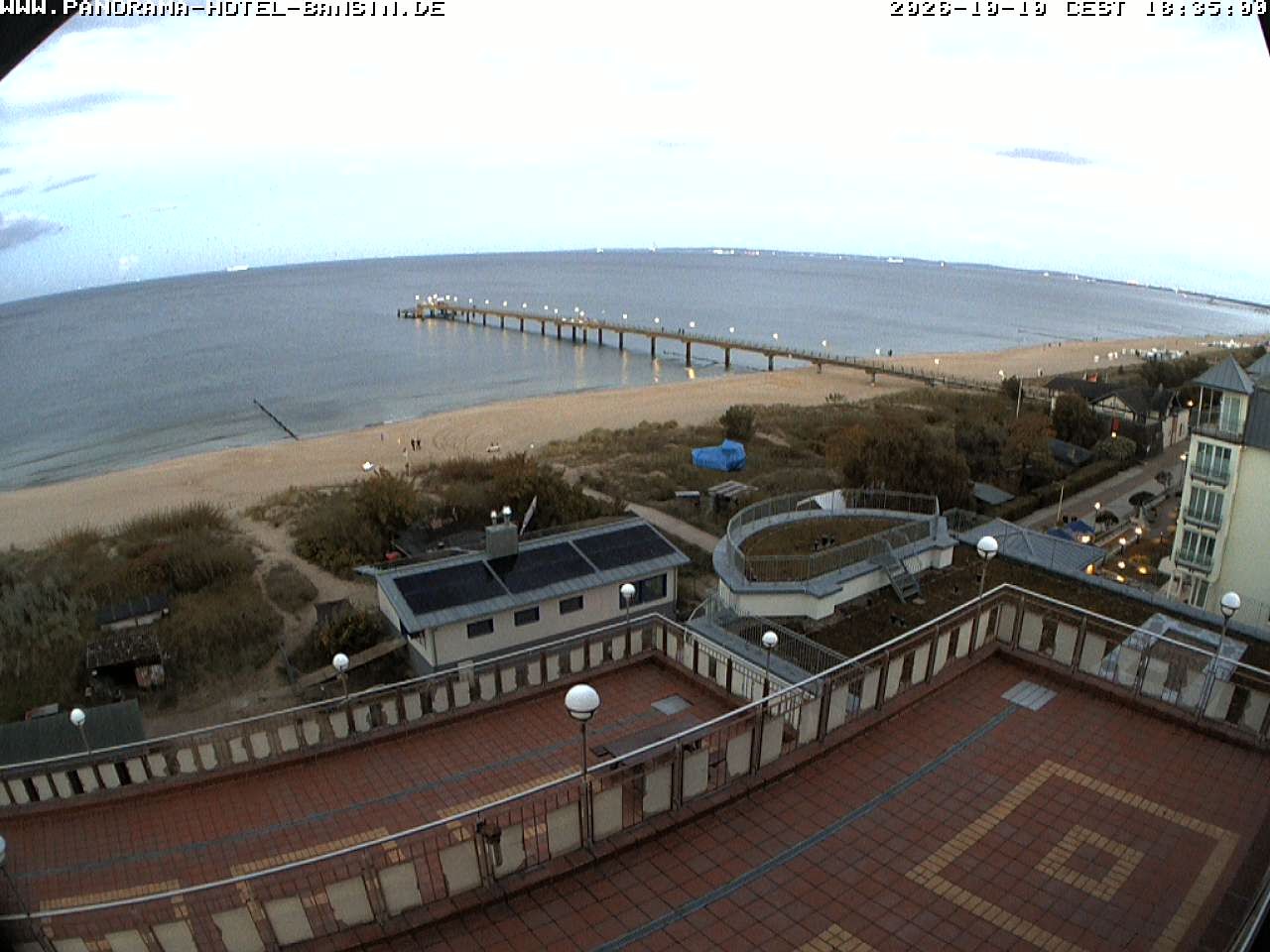 Archiv Foto Webcam Usedom: Ostseeblick an der Seebrücke Bansin