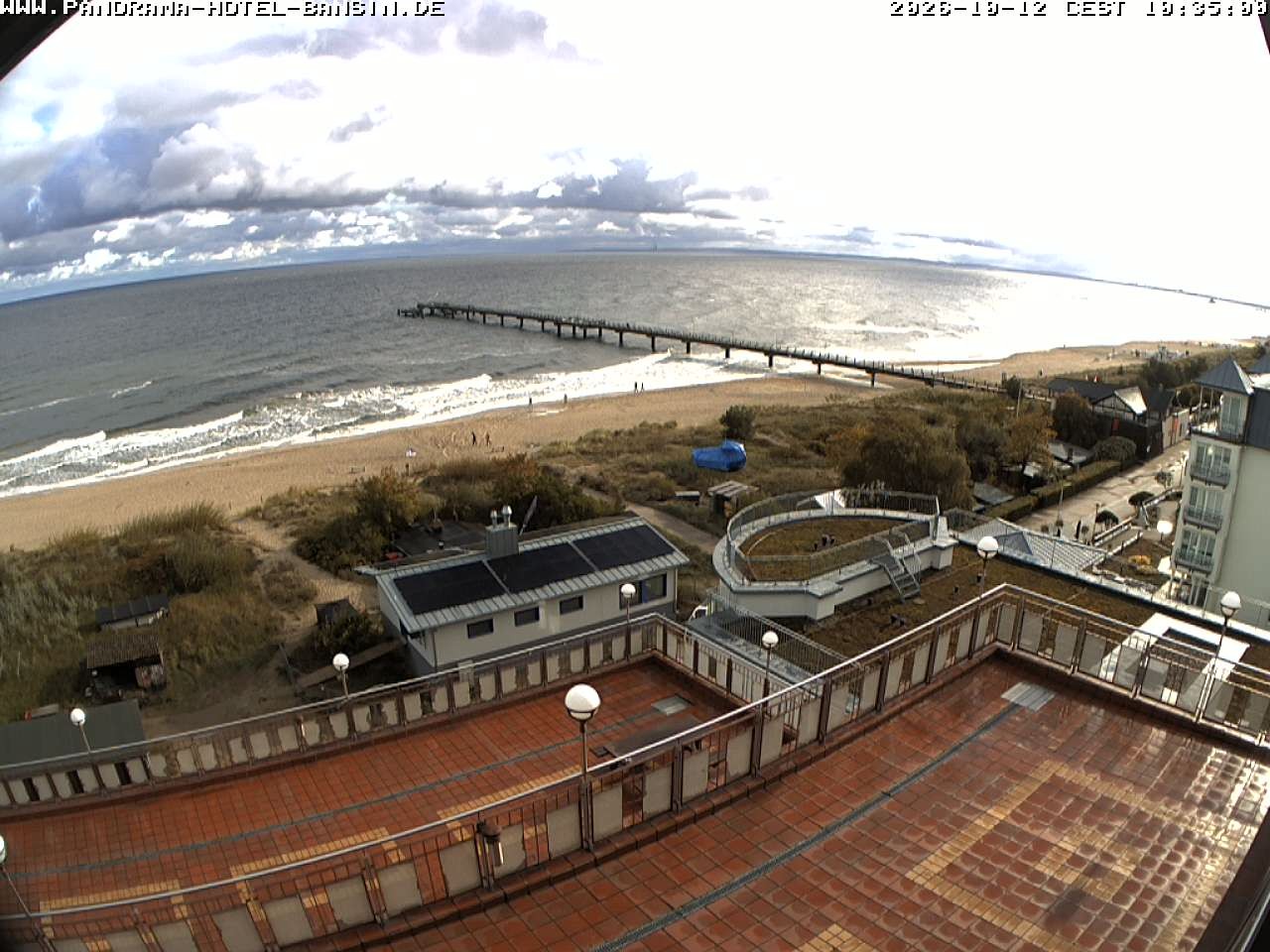Archiv Foto Webcam Usedom: Ostseeblick an der Seebrücke Bansin